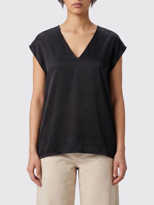 Top Woman color Black