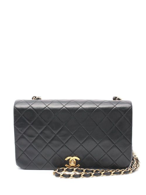 CHANEL Pre-Owned 여성 1986-1988 Full Flap shoulder bag - Black 900395