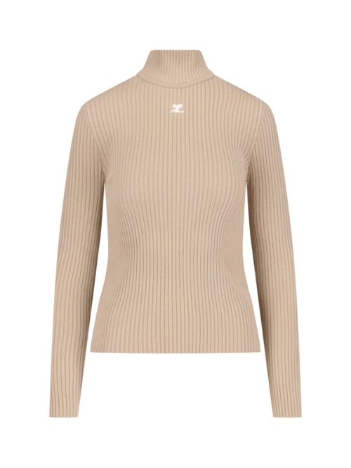 Courrèges Women's Soft Viscose-Blend Sweater