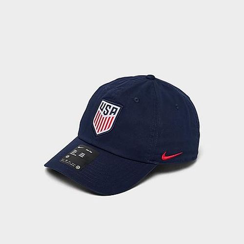 Men's USA Soccer Club Strapback Hat in Navy