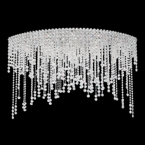 Chantant 8-Light Flush Mount Ceiling Light in Stainless Stee