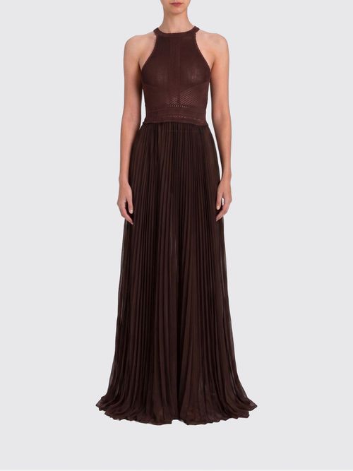Dress Woman color Coffee