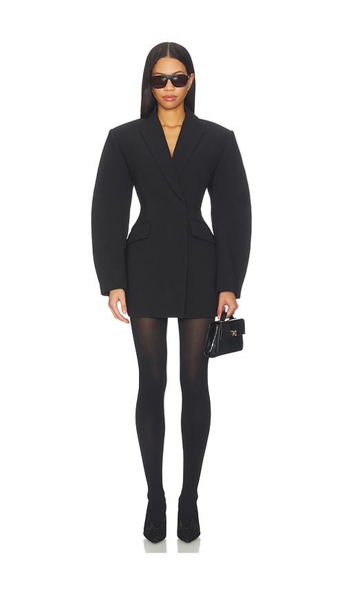 Ronny Kobo Jo Jacket Dress in Black. L. Also in M