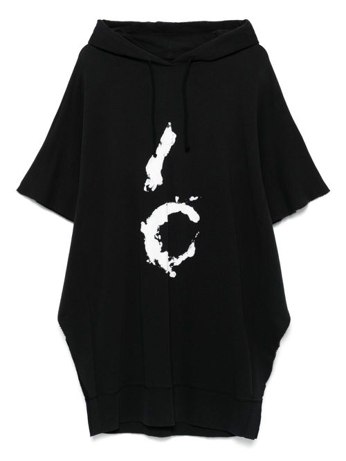 2010s logo-print mini dress - Black