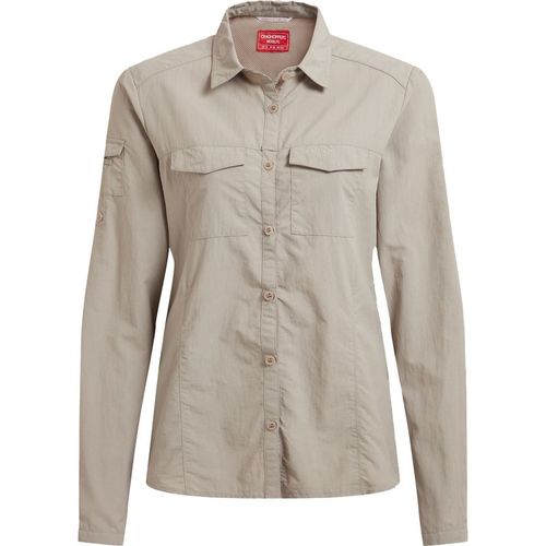 Craghoppers Womens/Ladies Adventure III Nosilife Long-Sleeved Shirt Soft Mushroom - Khaki