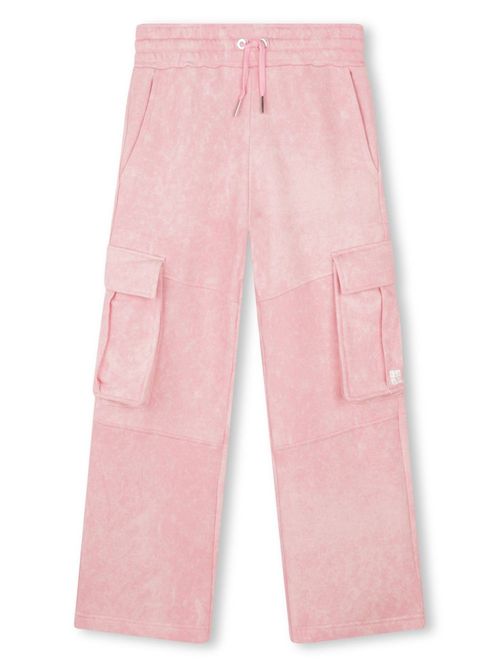 Logo-print cargo pants - Pink