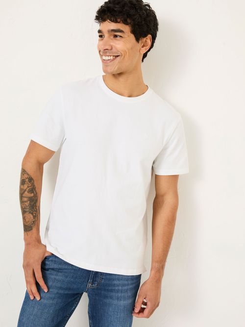 FatFace Lulworth White T-Shirt