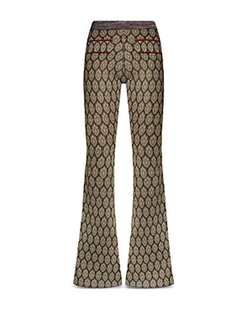 Paisley Flare Knit Pants