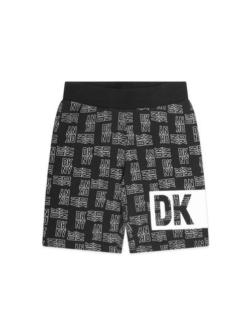 DKNY Kids Logo-Print Knee-Length Shorts