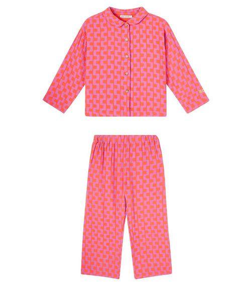 Printed cotton pajamas