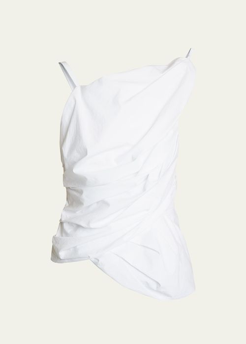 Twisted Drape Asymmetric Top