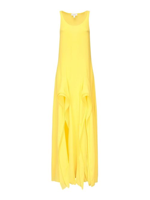 Long Dress With Georgette Ruffles