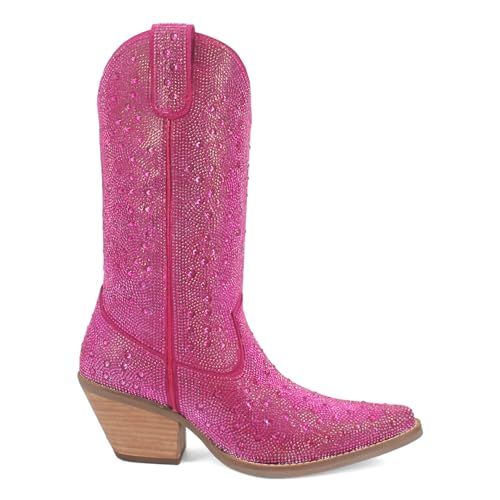 Dingo Silver Dollar Leather Boot Silver