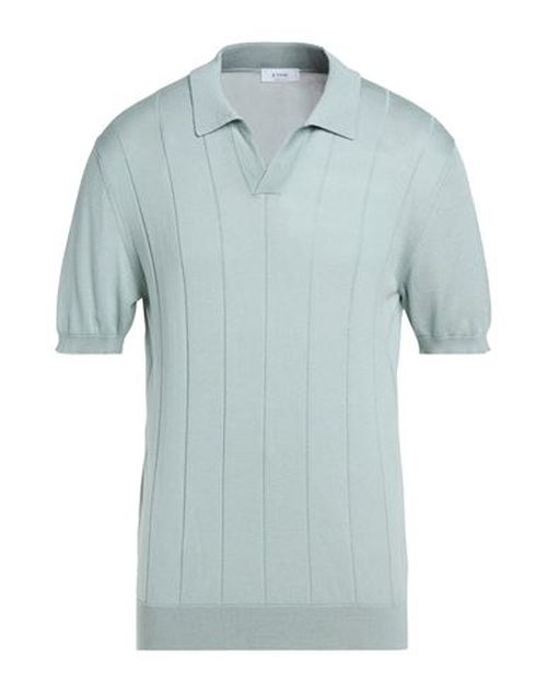Man Polo shirt Deep teal Size L Silk, Cotton