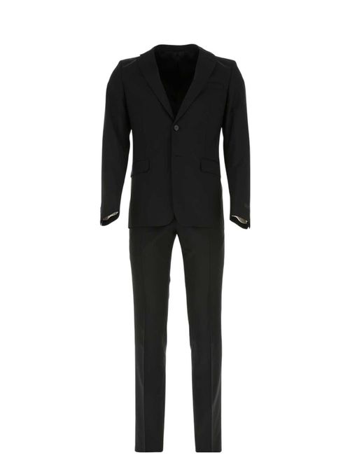 Prada Men's Wool Blend Suit in Black | Size 54 | UAF420S152D39 Color F0002 Color NERO