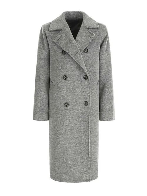 L. B.M 1911 Light Gray Double-Breasted Coat