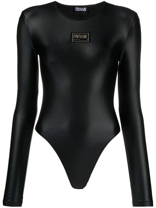 Logo patch bodysuit - Black