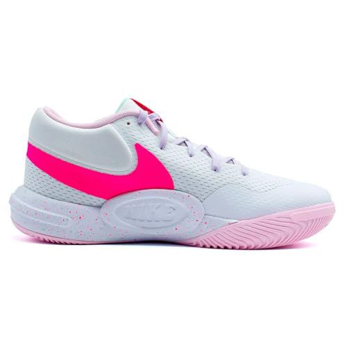 Nike Hyperquick SE Volleyball Shoes (HF3240-100, White/Violet Mist/Mint Foam/Pink Foam)