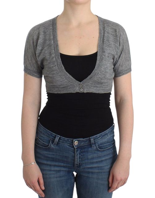 Lingerie Bolero Cardigan — Gray