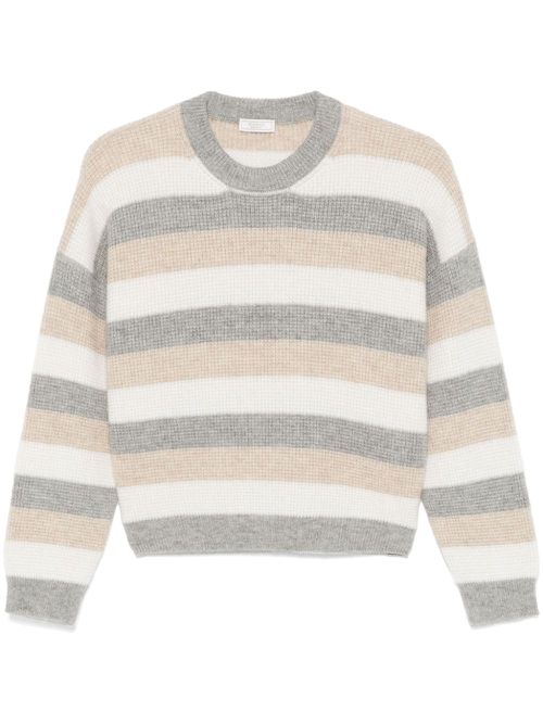 Striped sweater - Grey