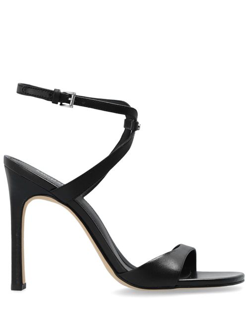 Amara 108mm leather sandals - Black