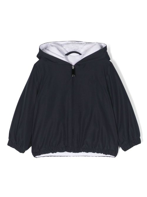 Zip-up hooded jacket - Blue