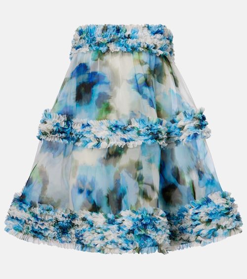 Alchemy ruffled silk organza minidress