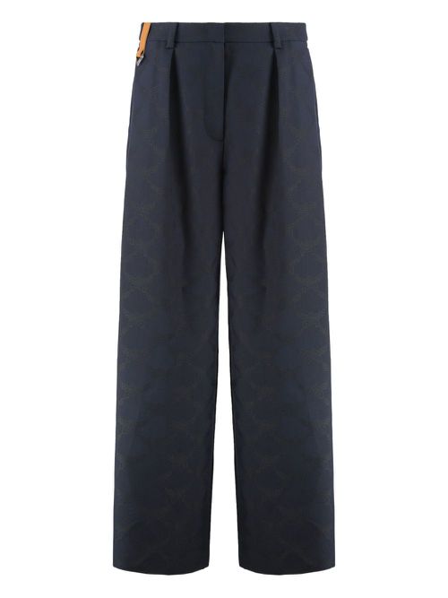 Lauretos pleated trousers - Blue
