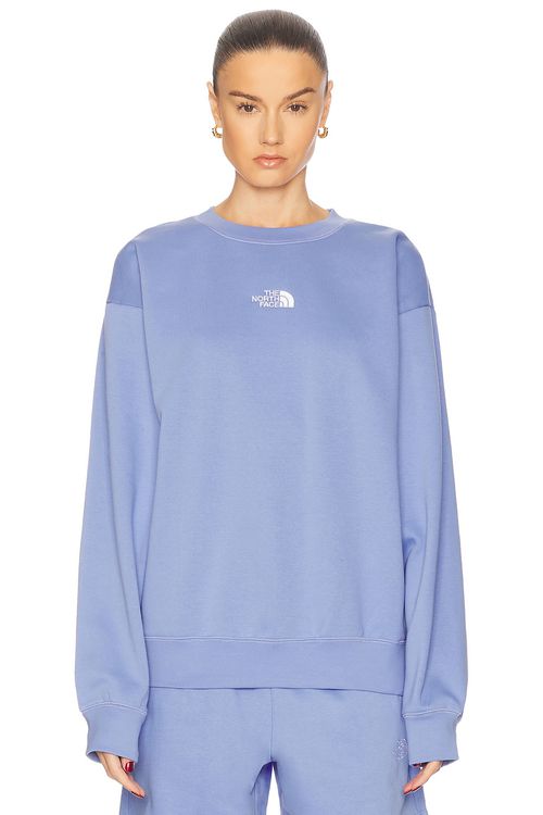 The North Face Oversize Crewneck Sweatshirt in Virtual Blue - Blue.  XS also in L, M
