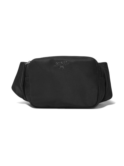 Logo-lettering belt bag - Black