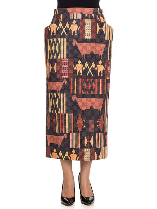 Cotton blend skirt