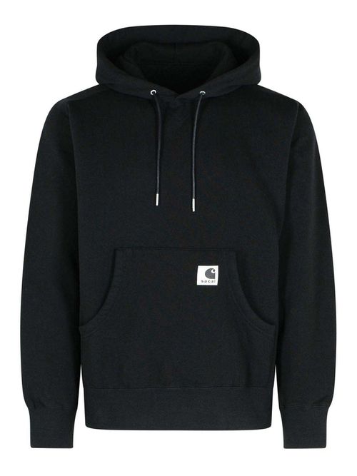 Work In Progress Black Cotton Sweatshirt
