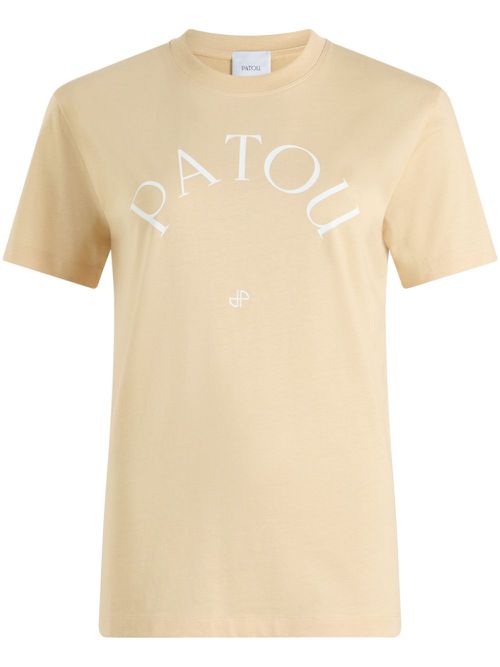 Logo-print T-shirt - Yellow