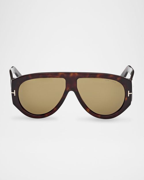 Men's Bronson T-Logo Shield Sunglasses
