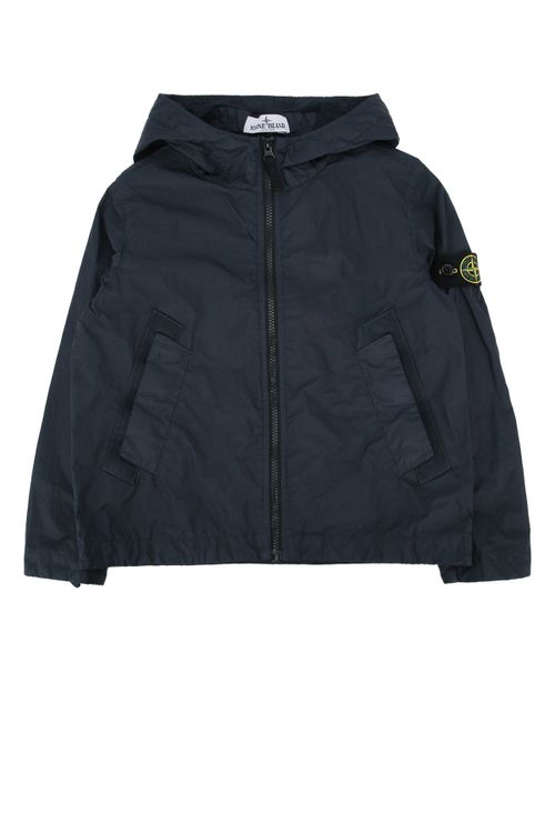 Short Parka Down Jacket — Navy