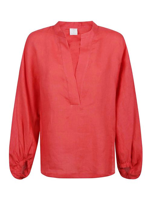 Coral Linen Shirt