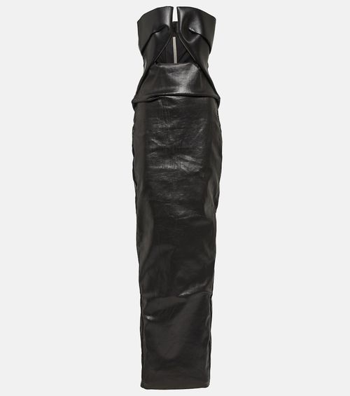 Strapless gown