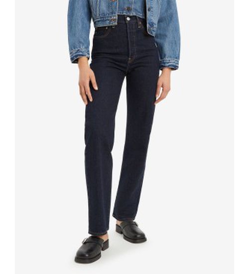 Levi's for woman. 79078-0014 Jeans Ribcage Full-Length blue (28/34), Casual, Cotton, Denim