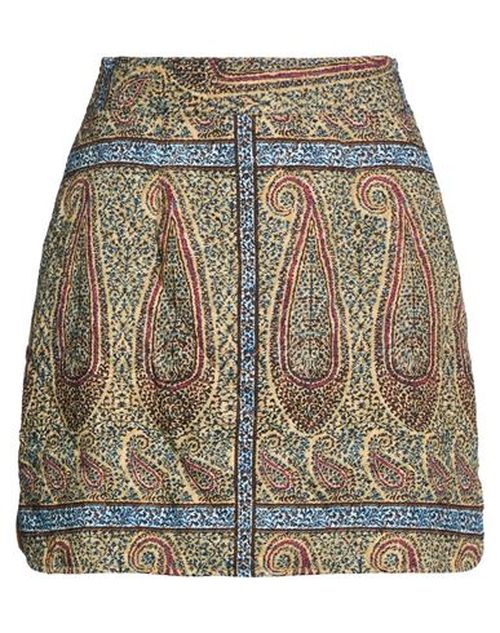 Woman Mini skirt Sand Size M Cotton