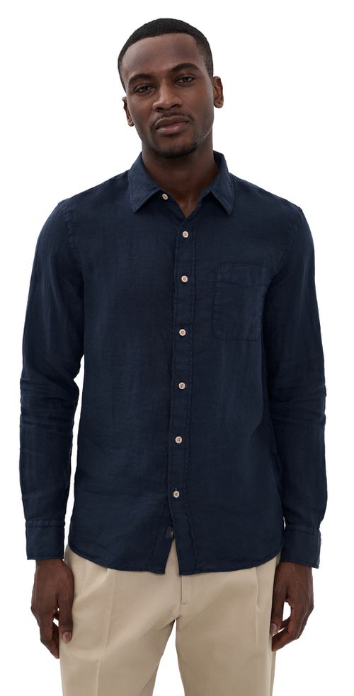 Laguna Linen Shirt Island Navy 