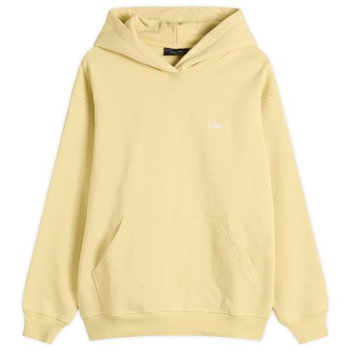 Men's Cursive Small Logo Hoodie Cloud Cream