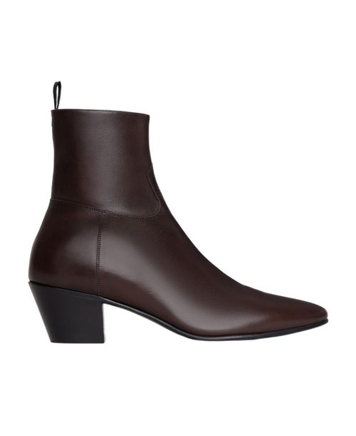 Jacno Zipped Boot in CALFSKIN