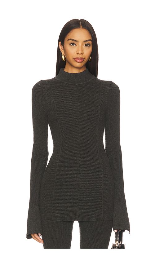 Favorite Daughter The Runway Top in Charcoal. M also in L, S