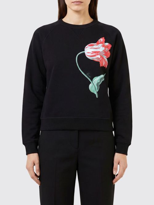 Sweatshirt Woman color Black