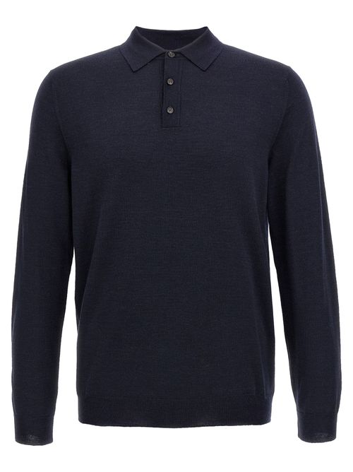 Virgin Wool Polo Shirt