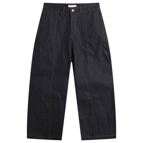 Men's Welt Trouser Denim Jeans in Raw Indigo