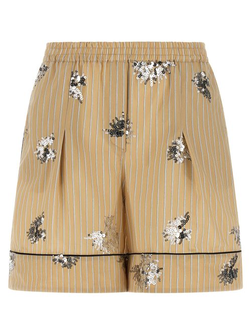 Sole Bermuda Shorts — Beige
