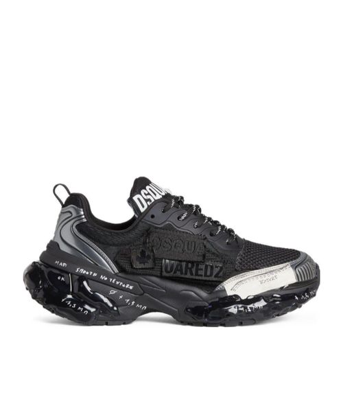 Logo-Patch Lace-Up Sneakers
