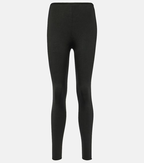 Anya silk-blend jersey leggings