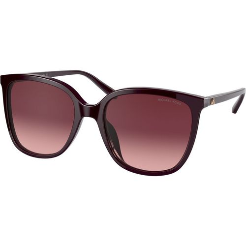 Michael Kors Woman Michael Kors MK2137U ANAHEIM 33448H Sunglasses Acetate Brown Violet Squared Normal Shaded